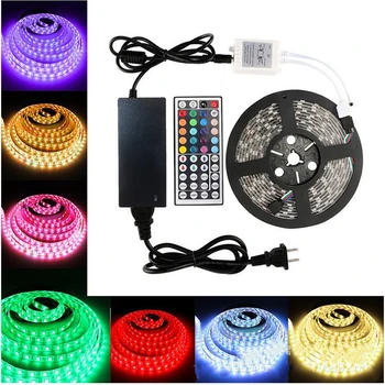 

LED Strip Light Plug Flexible LED Lamp Tape Ribbon RGB 5/10M TV Desktop Screen BackLight DIY Colorful Strip Light Tape Diode