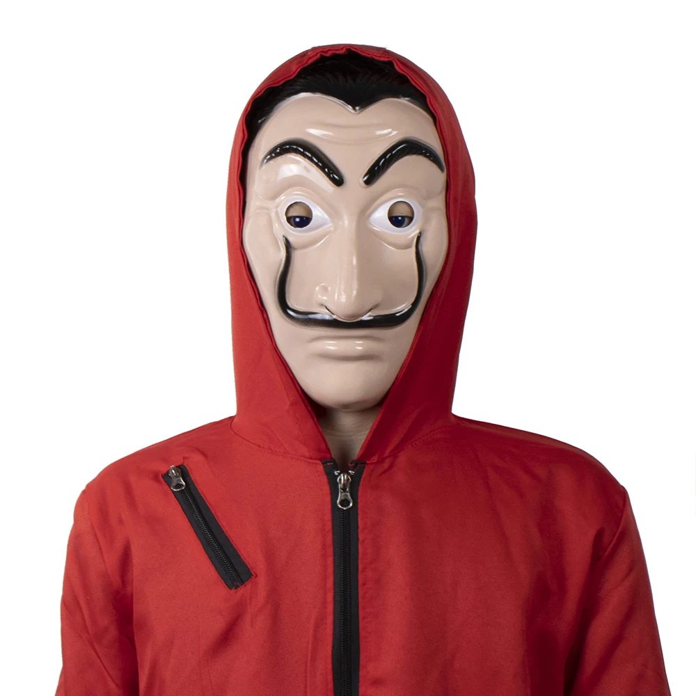 Маскарадная маска La Casa De Papel реквизит для костюма на Хэллоуин из аниме Сальвадор