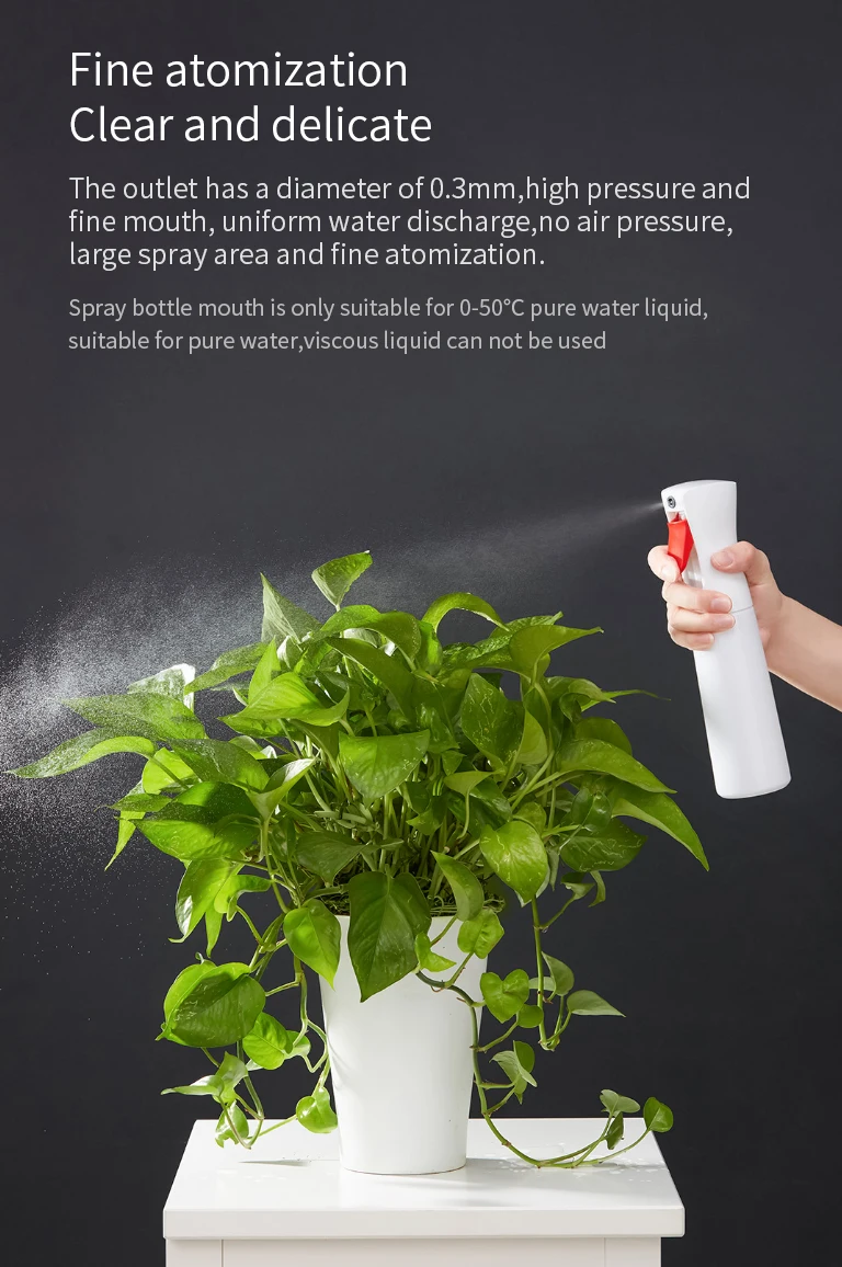 XIAOMI YIJIE Time-lapse Sprayer Bottle Fine Mist Water Flower Spray Bottles Moisture Atomizer Pot Housework Cleaning Tools gift