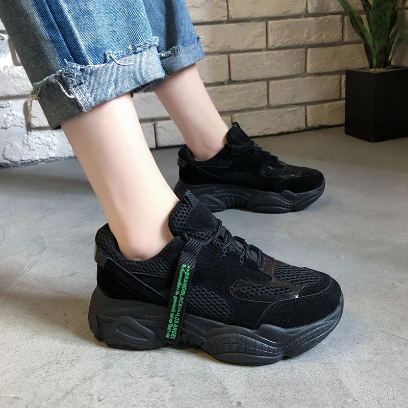 

Women Chunky Shoes 2020 Hot Sneakers Women Fashion Vulcanize Shoes White Sneakers Basket Femme Dad Shoes Casual Women U13-23