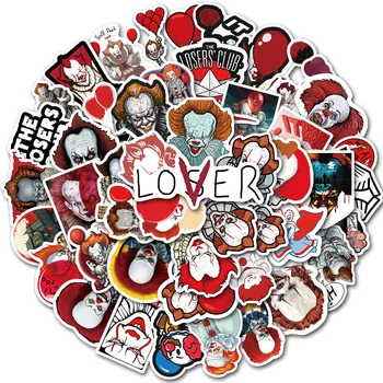 

50PCS Newly Movie It Chapter Two Stickers For Chidren Toy Waterproof to DIY Laptop Bicycle Helmet Car Decals Sticker