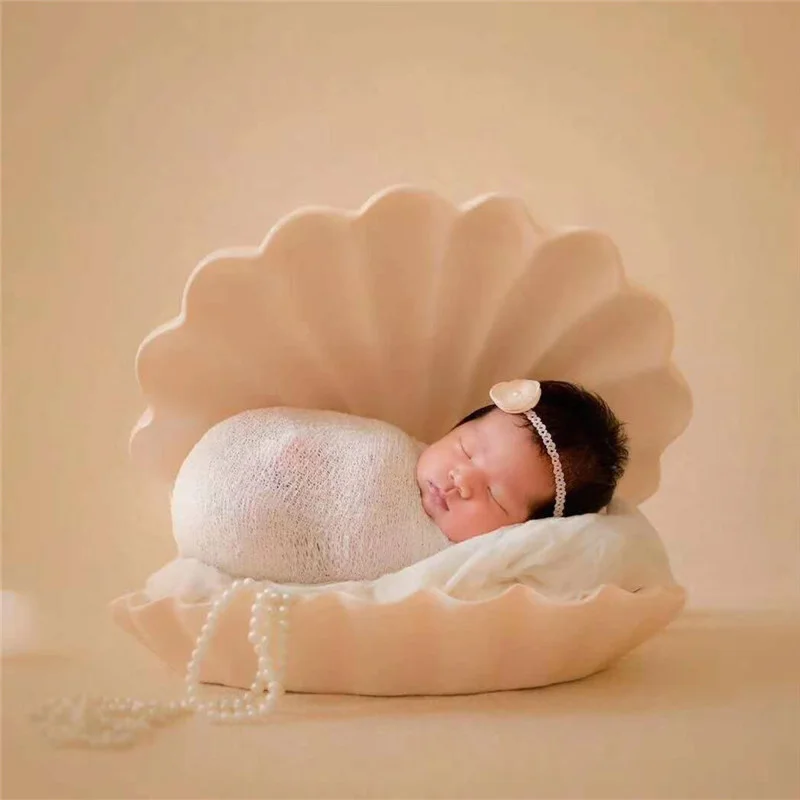 Fotografia Neonato Prop Fotografia Puntelli Per Bambini Conchiglia Di Ferro Puntelli Per Foto Baby Studio Accessori Prop Set Per Posa Servizio Neonato