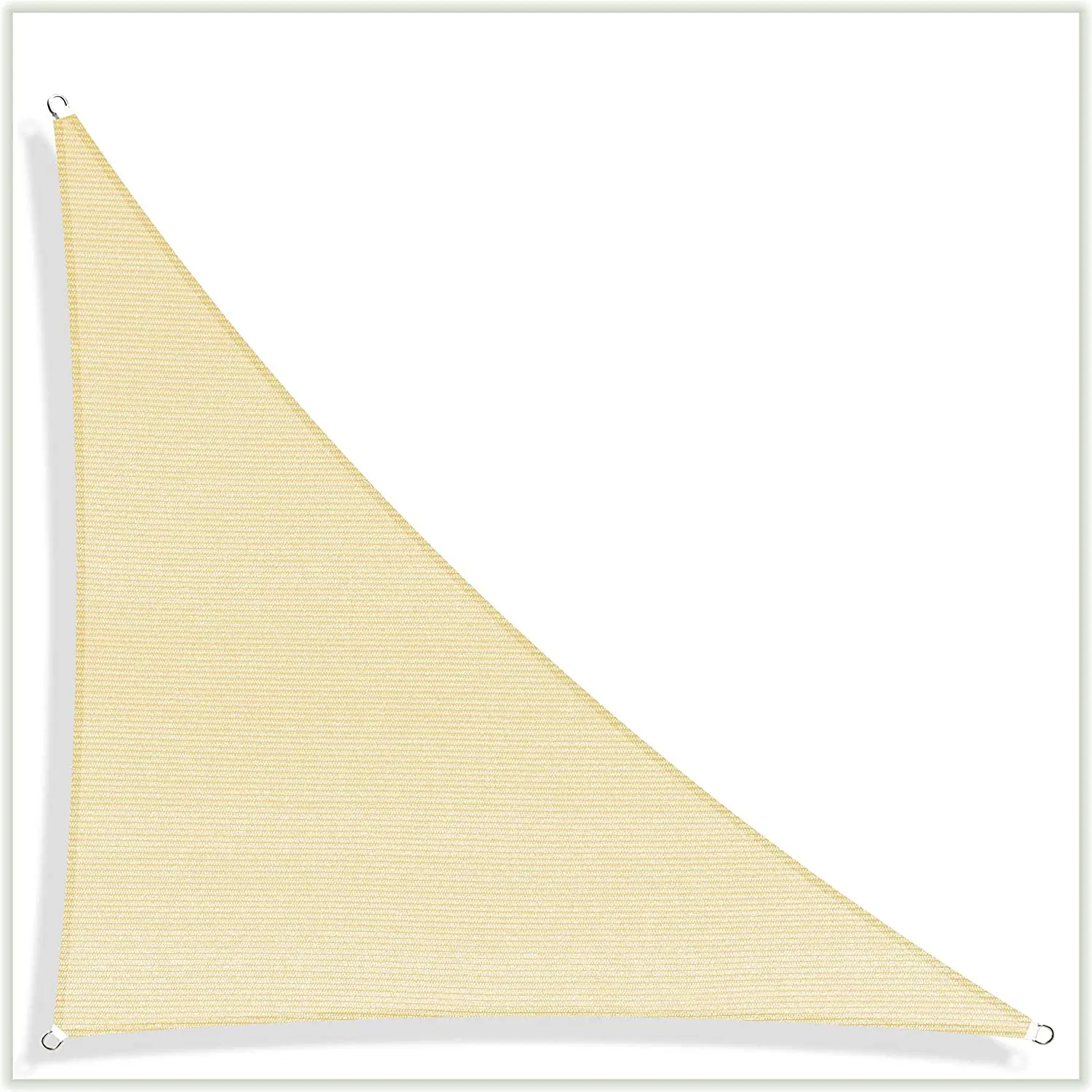 Zonnescherm Zeil Driehoek 2x2x2m, Zonnescherm Cover Doek Waterdicht, Zonnezeil Schaduw Luifel Luifel Schuilplaats, 95% UV-blokkering, Patio Tuin Carport