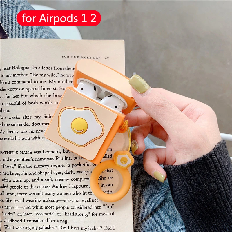 Милый беспроводной чехол для наушников с Bluetooth для apple airpods 2, силиконовая Мягкая коробка с рисунком молочного чая, аксессуары для airpods - Цвет: 26