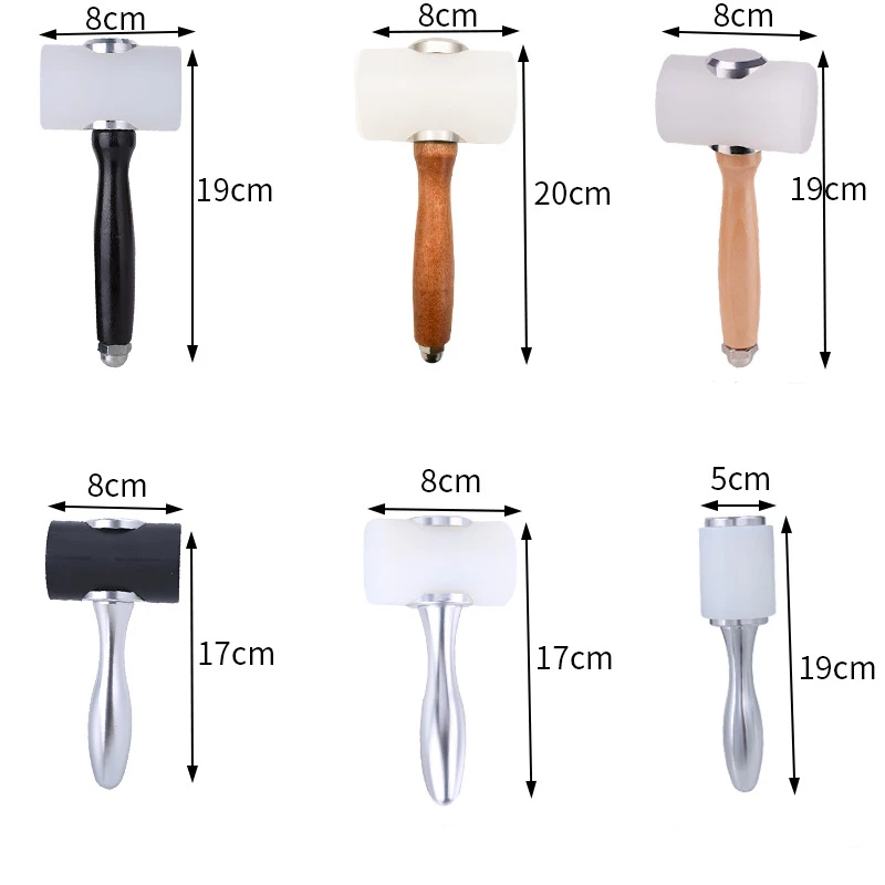 Leather Craft Carving Hammer 20 Styles Wooden Handle Nylon Mallet Punching Cutting Tools For Stamping Sew Leather Cowhide leather tools leather craft tools leather craft tool leather craft hammer
