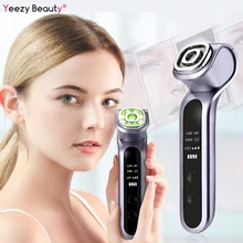 EMS RF Meter Vibration Hot Color Light Micro current Lifting Firming Dark Circles Eye Bags Eye Massager