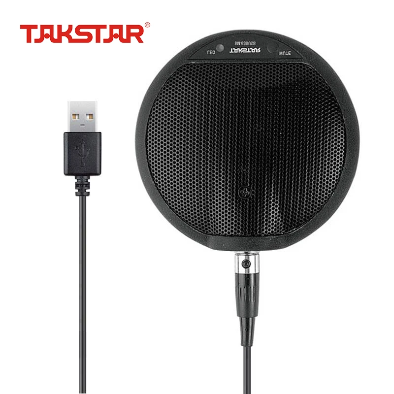 TAKSTAR граница конденсаторный микрофонный привод бесплатно подключи и играй для сетевой прямой трансляции конференции вокальный чат BM-630USB