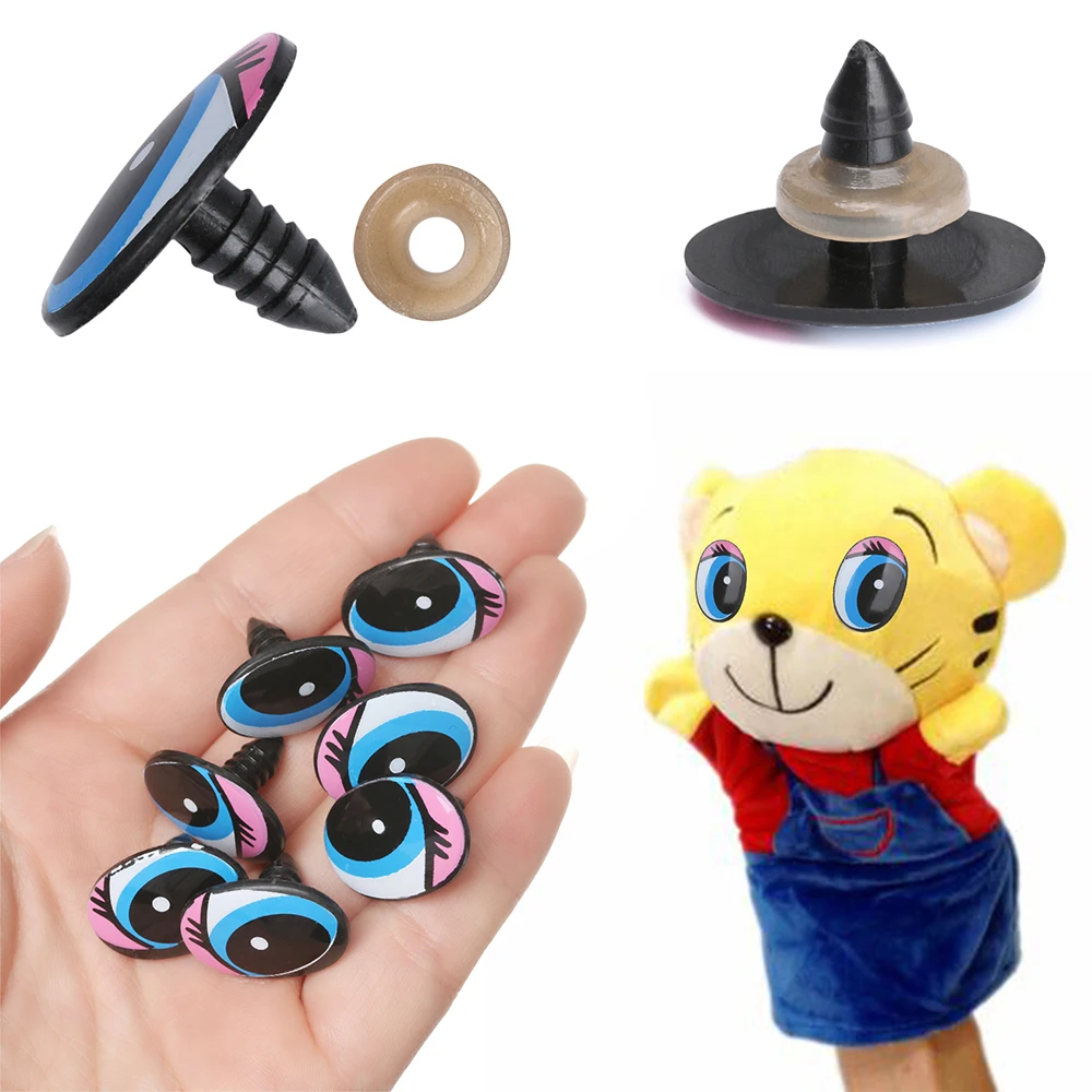 Plastic Safety Eyes for DIY Dolls and Puppets