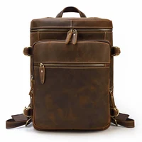 Large Leather Backpack Men Luxury Designer Laptop Bagpack for Man Backpack for School Bag Travel Backpack Bag Men's Daypack 2