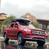 1:32 GLS GLS580 SUV Alloy Car Model Diecasts Metal Toy Vehicles Car Model Simulation Sound and Light Collection Childrens Gifts 2