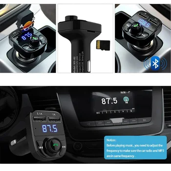 

Unique Bluetooth FM Transmitter Car Kit Hands-free MP3-Player Car Charger