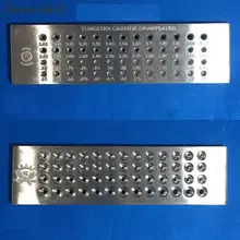 

52 Hole 0.26-4.10mm Tungsten Carbide Wire Drawplate for Jewelry Making Round New