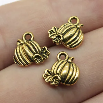 

Pumpkin Pendant Charms Diy Jewelry Making Jewelry Finding 40pcs Antique Gold Color 0.4x0.4 inch (10x10mm)