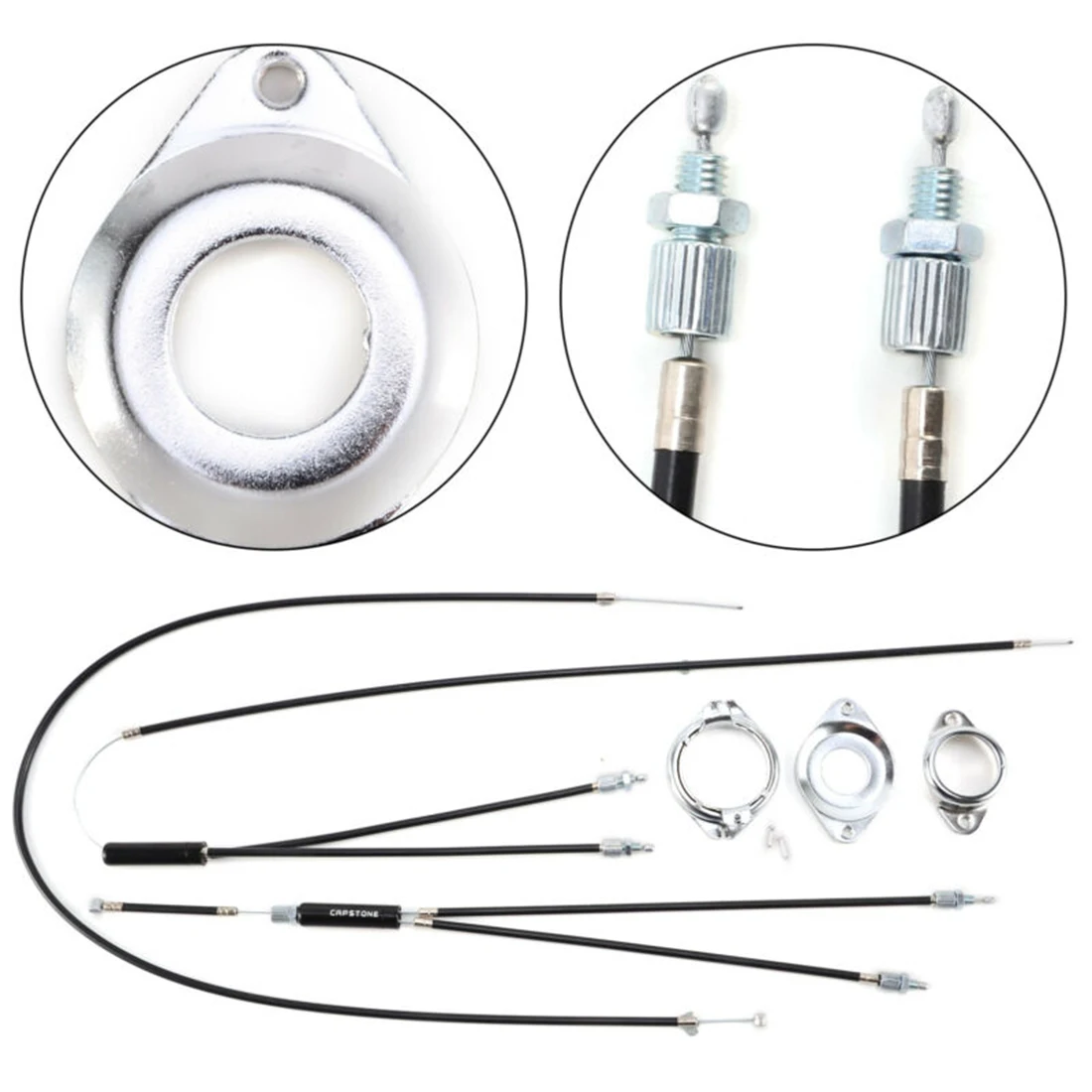 Bike Bicycle Tools 1-1/8 Gyro Brake Cables Front / Rear Spinner Rotor Set Excellent Workmanship Wear Resistance Bike Accessories afbeelding