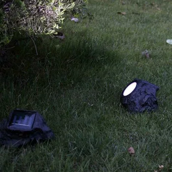 

Solar Power Solar Simulation Stone Lamp Outdoor Lighting 150*120*100mm Environmentally-friendly