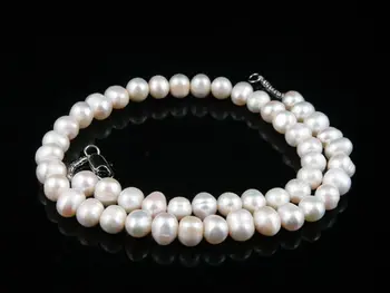 

Fresh Water White Pearl 17" Lady's Necklace Size 8-9mm Pearl BRAND NEW