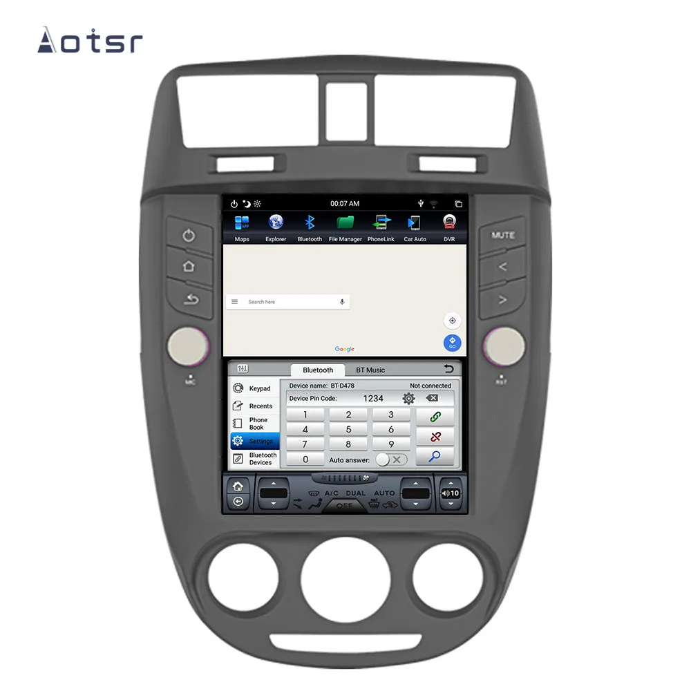 Discount Android 8.1 Vertical screen Tesla style GPS Navigation For Buick Excelle 2008-2015 Auto Radio Stereo Multimedia Player Recorder 5