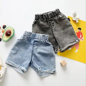 

2020 New Arrival Girls Boys Denim Shorts Fashion Summer Girls Shorts 1-6 years QA880