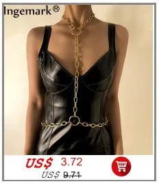 Exaggerated Cuban Chunky Thick Chain Necklace Women High Quality Big Iron Metal Silver Color Necklace Neck Jewelry Steampunk Men