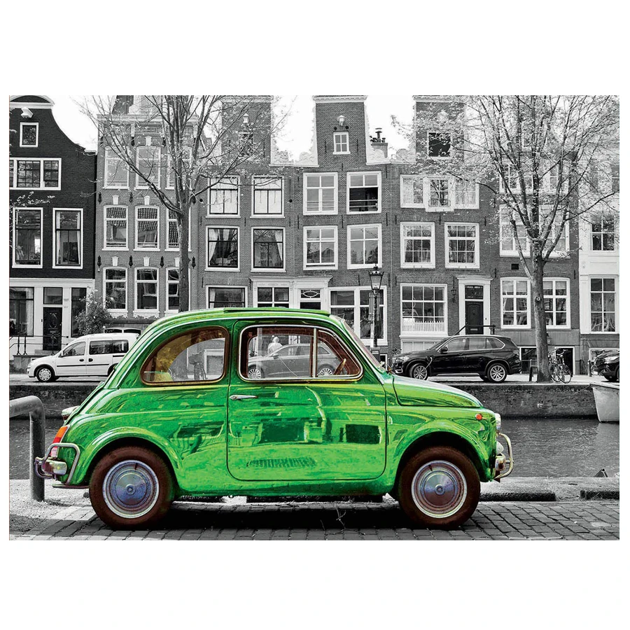 Зеленая мозаика для автомобиля вышивка 5D сделай сам алмазная живопись дом полная