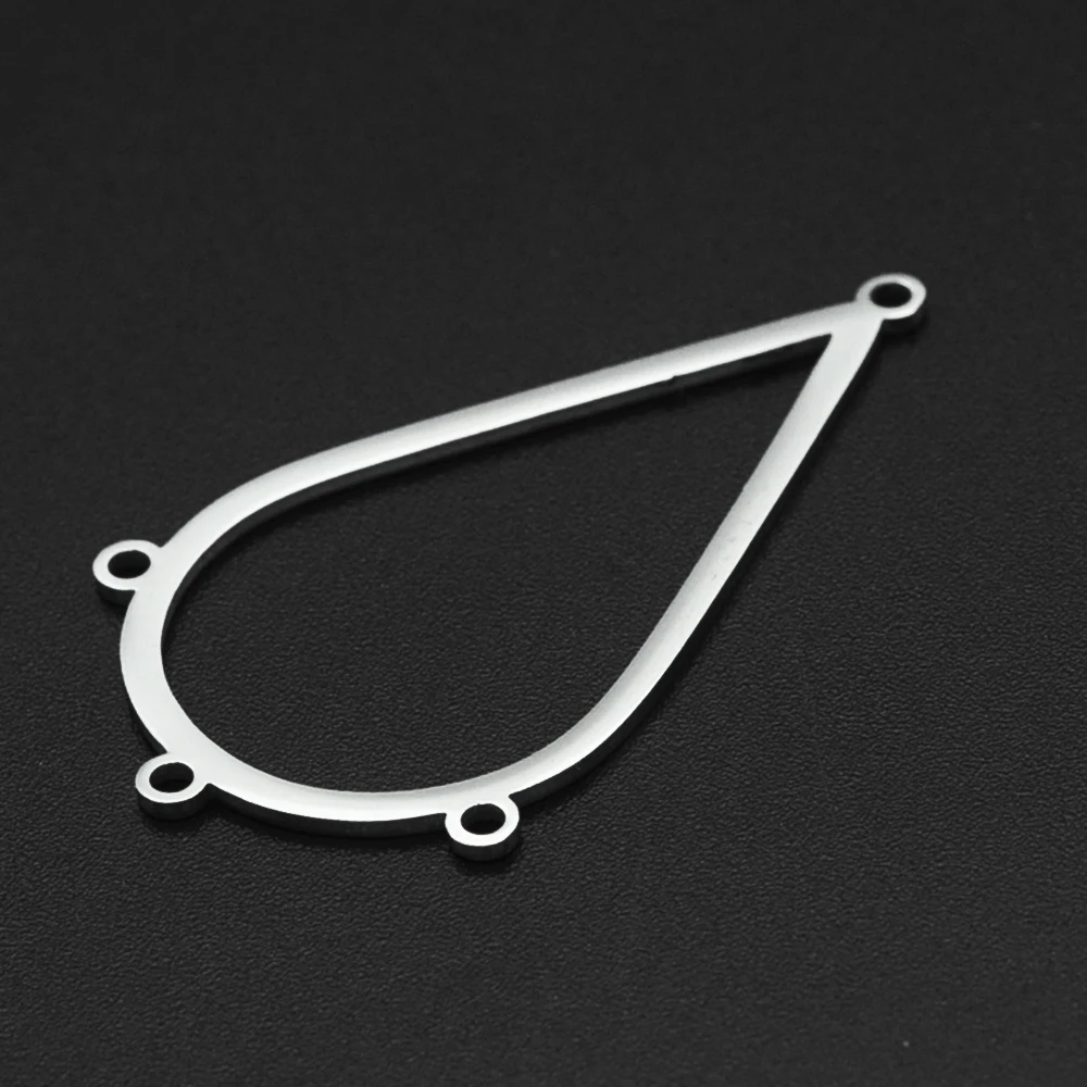 10 Stück/Set 316 Edelstahl Geometrische DIY Ohrring-Zubehör Verbinder Anhänger Großhandel Fabrikpreis OEM-Bestellung Akzeptiert – Detail 19