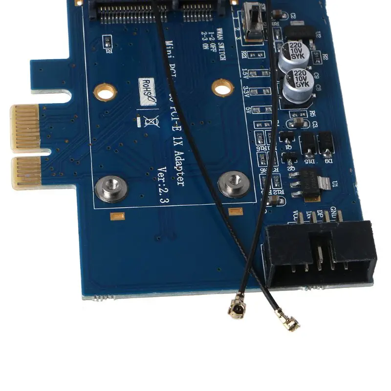 Мини PCI-E PCI Express для PCI-E 1x адаптер со слотом для sim-карты для WiFi 3g/4G/LTE беспроводной конвертер карт