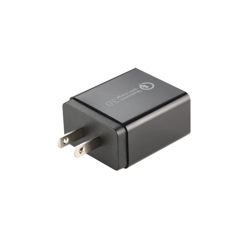 US Plug Black QC3.0 быстрое зарядное устройство EU US UK 4 порта USB зарядное устройство для мобильного телефона быстрое зарядное устройство для samsung Xiaomi iPhone планшет настенное зарядное устройство для путешествий - Тип штекера: US Plug Black