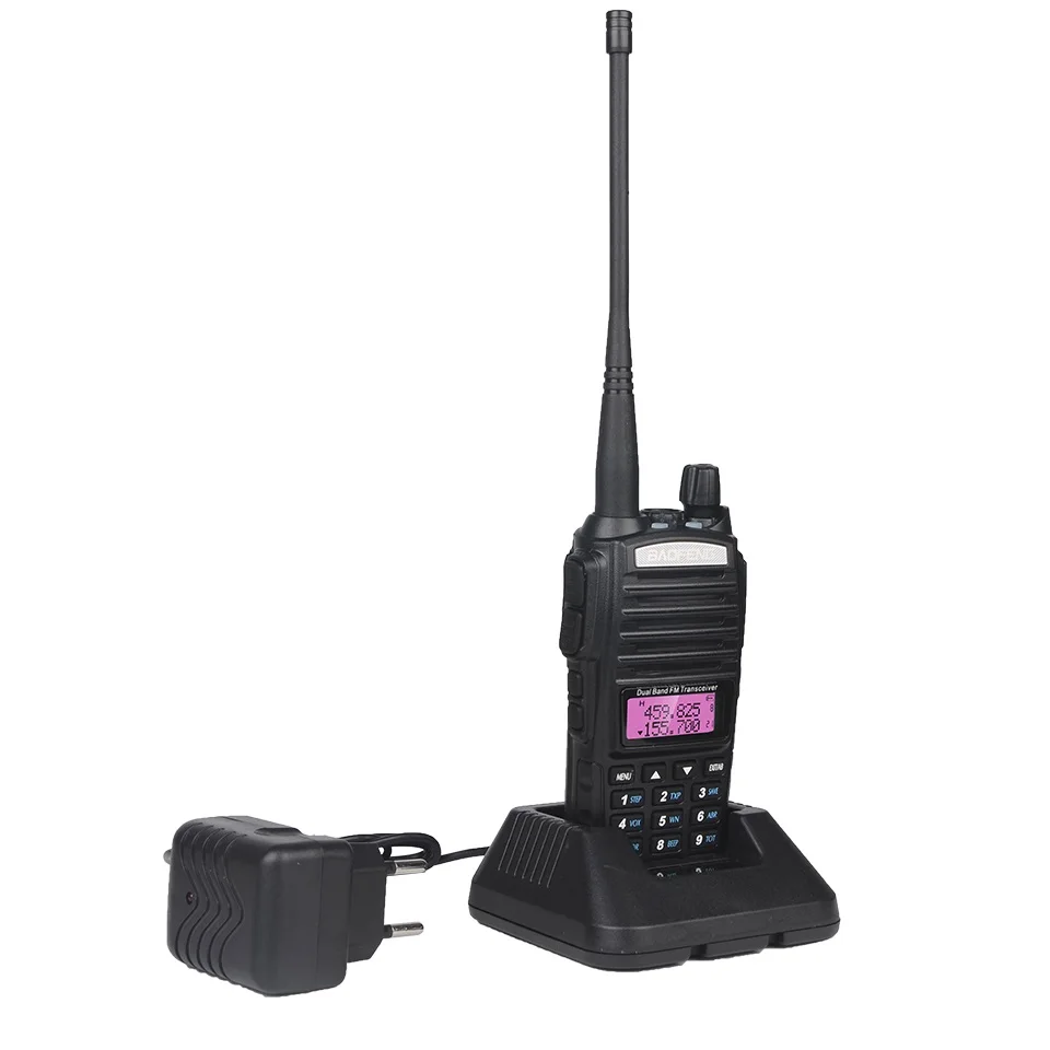 2 комплекта BAOFENG UV 82 8 Вт иди и болтай Walkie Talkie “иди радиостанции UHF VHF Ham CB радио FM