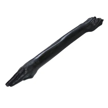Super Big 65cm Long Black Arm Fisting Fist Dilso Huge Double Ended Dildos Vaginal Anal Plug Sex Toys For Woman Masturbation 3