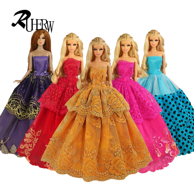 barbie doll gowns and dresses