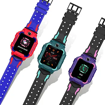 

Q19 Children's Smart Watch Support 2G SIM Card GPS 360 Rotation Waterproof Dual Cameras Kids LBS Positioning SOS Smart Watches