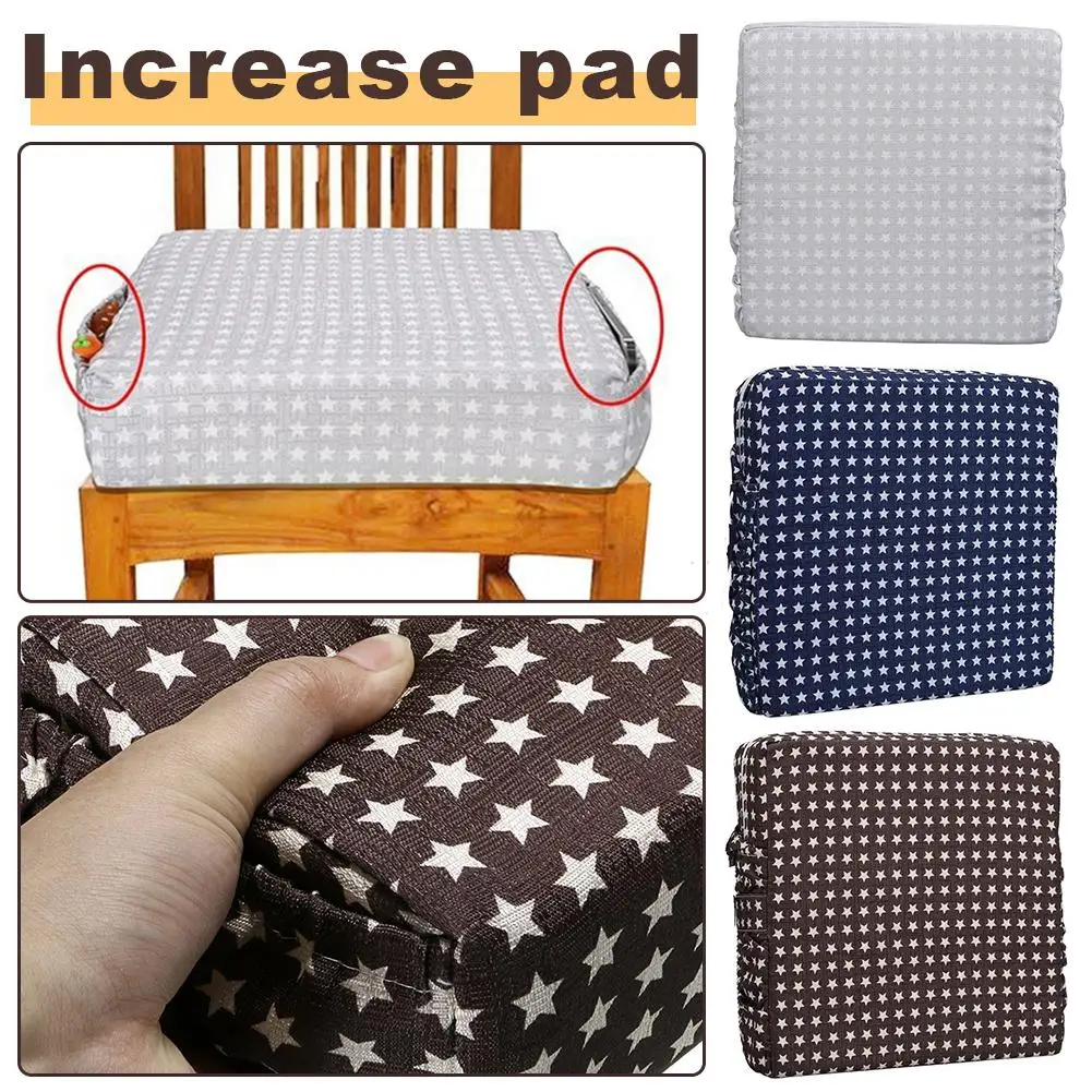 Регулируемая съемная подушка к обеденному стулу из губчатой кожи, подушка к обеденному стулу