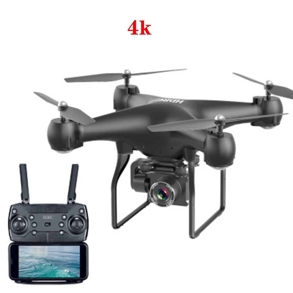 Дрон HD 4k WiFi 1080p fpv Дрон полёт 20 минут контроль расстояние 150 м Квадрокоптер Дрон с камерой квадрокоптер с камерой аккумулятор дрон с камерой квадрокоптер квадракоптер квадрокоптер с камерой профессиона вертол - Цвет: 4K