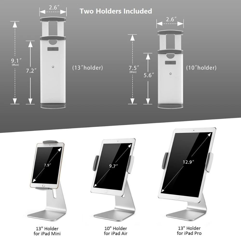 Настольный держатель для телефона, планшета, подставка для Xiaomi, samsung, huawei, iPhone, универсальный кронштейн, держатель для планшета для iPad 7,9, 9,7, 10,2, 11 дюймов