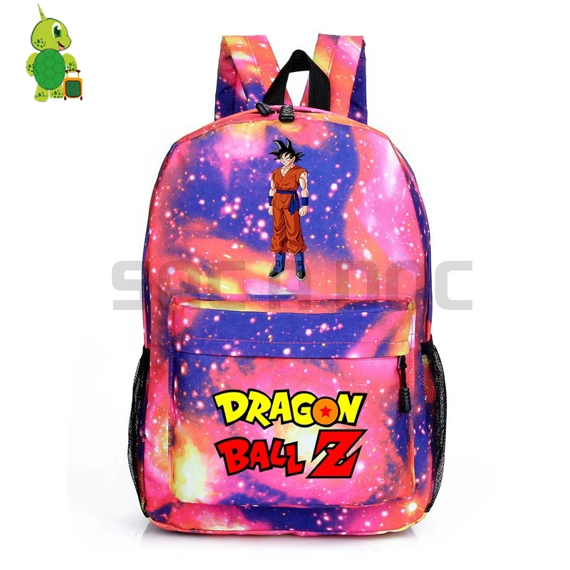 23 Mochila Dragon Ball Z рюкзак Goku Super Saiyan для мальчиков и девочек рюкзак для подростков школьные сумки галактика Звездная ночь дорожная сумка - Цвет: 23