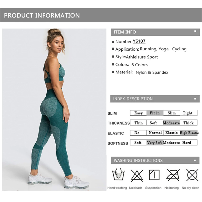 Горячая Распродажа Amazon Женская одежда для фитнеса Бесшовные штаны йоги