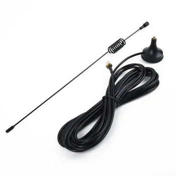 

Mount Antenna Aerial DAB Car Radio Base Male Plug Cable Black Exterior Auto