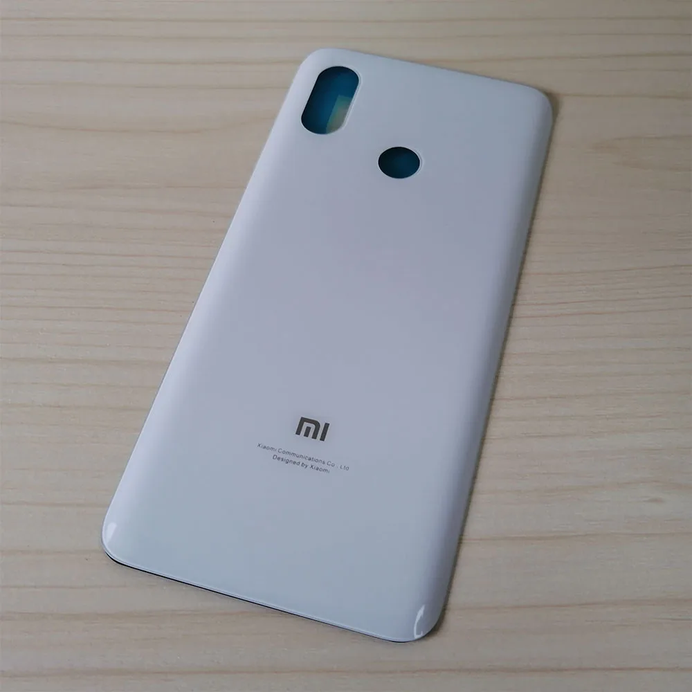 original MI 8 3D Glass Rear Housing Cover For XIAOMI MI8 6.21inch Back Door Replacement Battery Case Adhesive Sticker