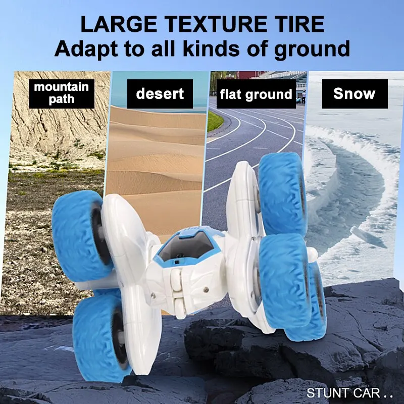 RC Car 2.4G 4CH Stunt Deformation Buggy Car Rock Crawler Car 360 Degree Flip Children Robot RC Cars Toys
