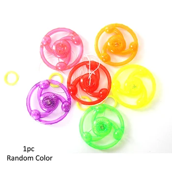 

Led Pull Toys Gift Spinning Children Plastic Random Color Night Fitness Flash Flywheel