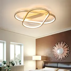 Спальня лампа простые современные светодиодные потолочные лампы творческая личность гостиная спальня кабинет скандинавские золотые