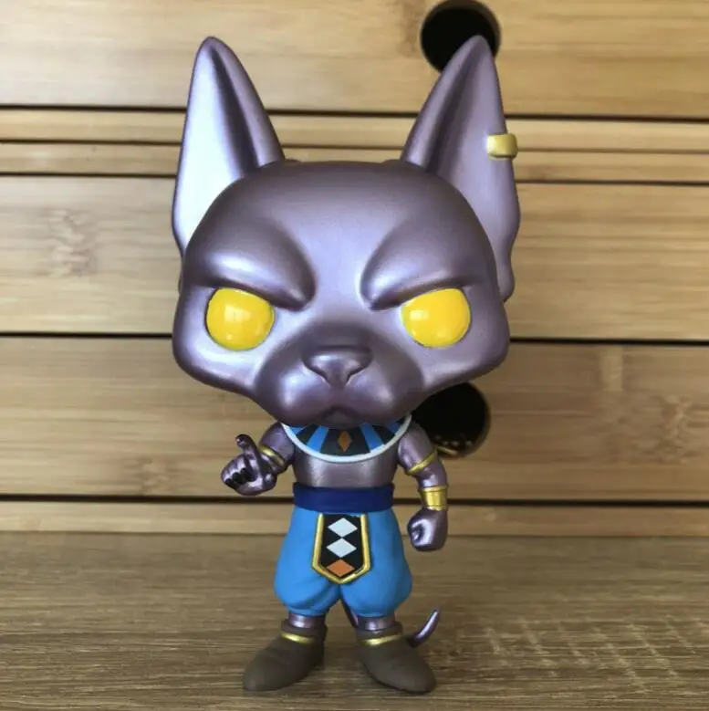 Funko Pop Dragon Ball Z 120 Beerus специальная цветная версия виниловые фигурки Коллекция Модель игрушки