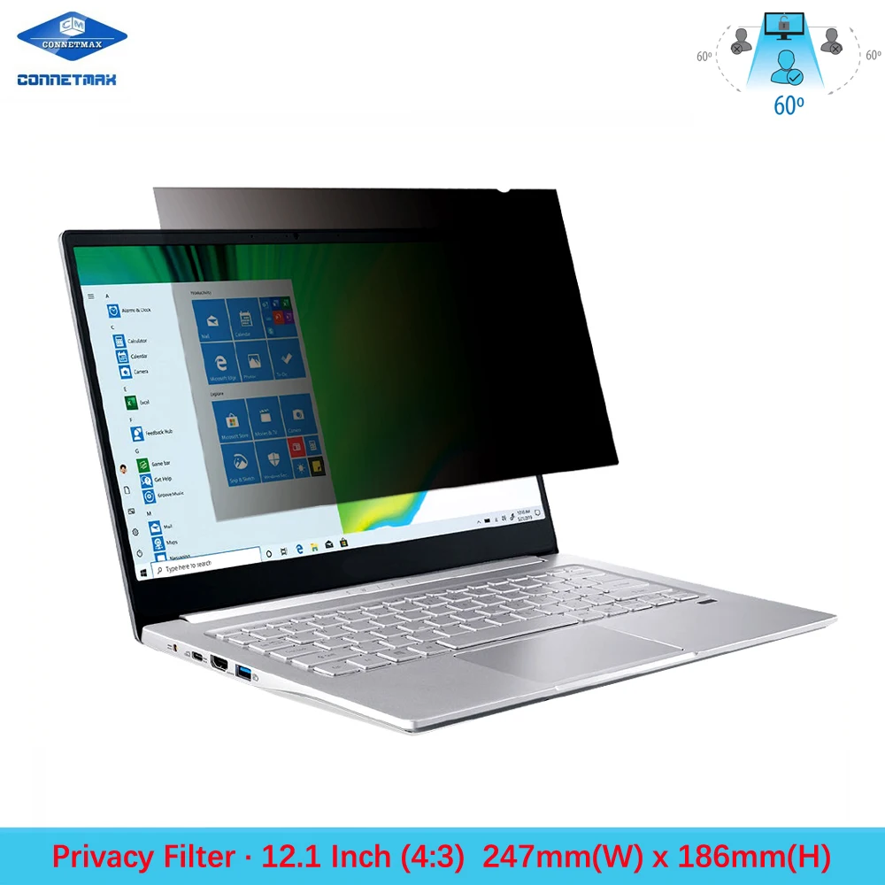 12 1 Inch Laptop Privacy Filter Screen Protector Film For Standard Screen 4 3 Notebook LCD 