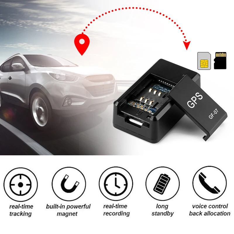 Мини gps трекер автомобильный GPS локатор Противоугонный в реальном времени