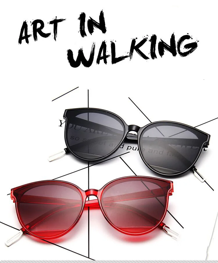 Nouveau rétro Sexy miroir lunettes de soleil femme marque concepteur Vintage oeil de chat noir lunettes de soleil femme dames UV400 Oculos_voghion.com