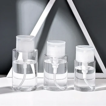 

Push Down Empty Pump Dispenser Clear Bottle Makeup Container Pp Press The Bottle High Arrival Travel Bottles