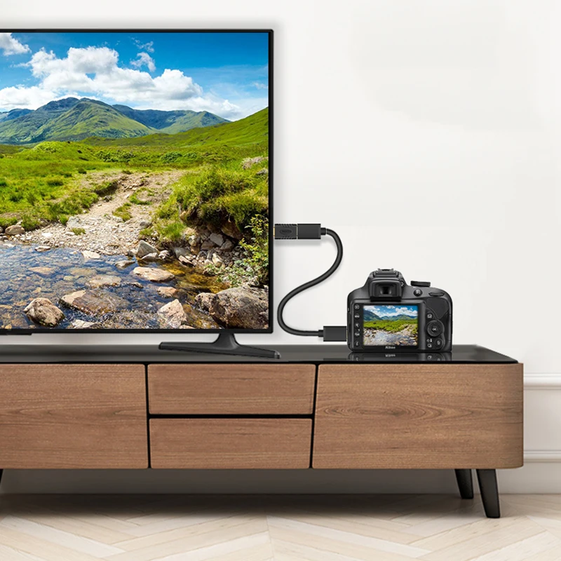 1080P 4K 3D Стандартный HDMI к Mini HDMI адаптер высокоскоростной штекер к женскому HDMI 2,0 конвертер для видеокамеры планшетных камер HD tv