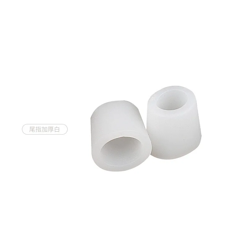 4PCS=2Pairs Gel Fingers Protector Corn Corrector Hammer Toe Separator Orthotic Silicone Gel Toe Tube Separation Protection