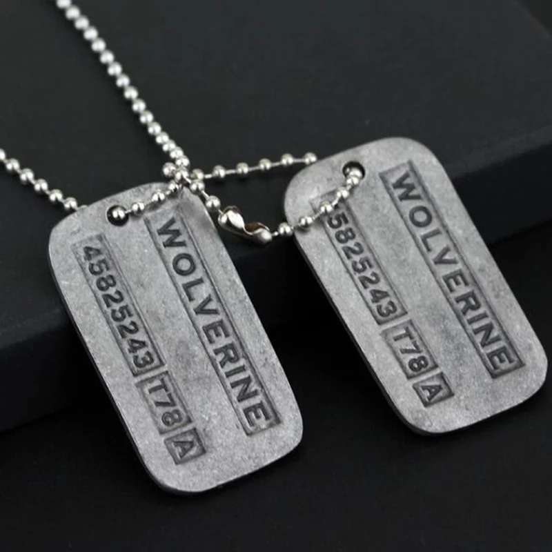 

Moive James Howlett series X-Men Cosplay Metal Logo Necklace Pendant Accessory Jewelry