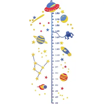 

Height Measure Wall Stickers Kids Rooms Cartoon Bedroom Decor Wall Art Decals Height Ruler Stickers Acrylic 3d Kid Wallpaper B